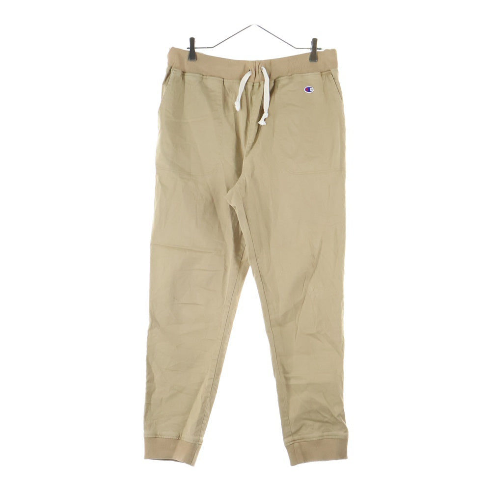 CHAMPION(チャンピオン) ドローストリング ツイルロング ジョガーパンツ ベージュ C3-J219