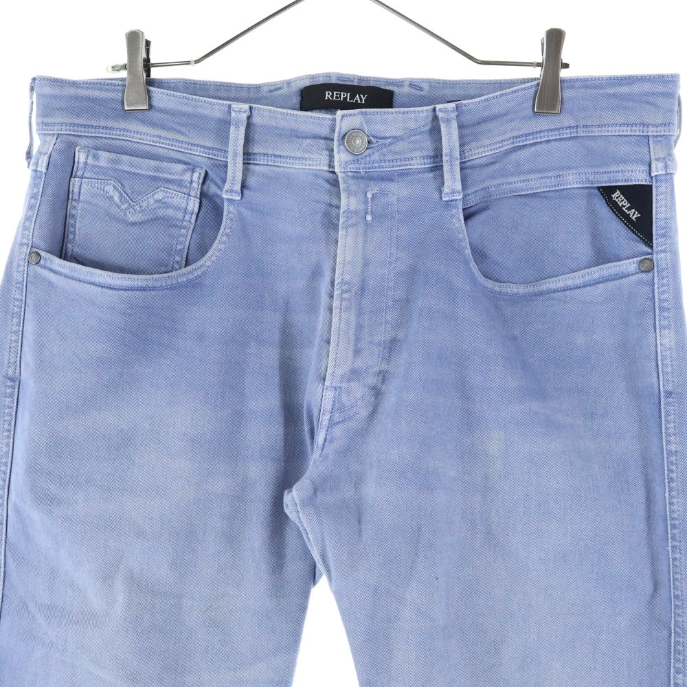 REPLAY(リプレイ) ANBASS アンバス ジップフライ デニムパンツ ライトブルー MC914
