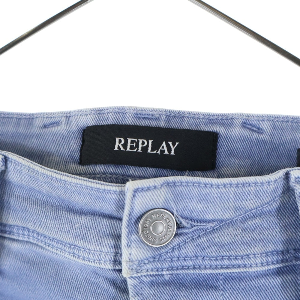 REPLAY(リプレイ) ANBASS アンバス ジップフライ デニムパンツ ライトブルー MC914