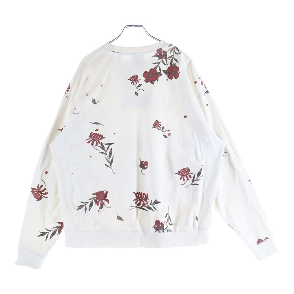 KITH(キス) ボックスロゴ フローラル クルーネック スウェット トレーナー ホワイト KH2703