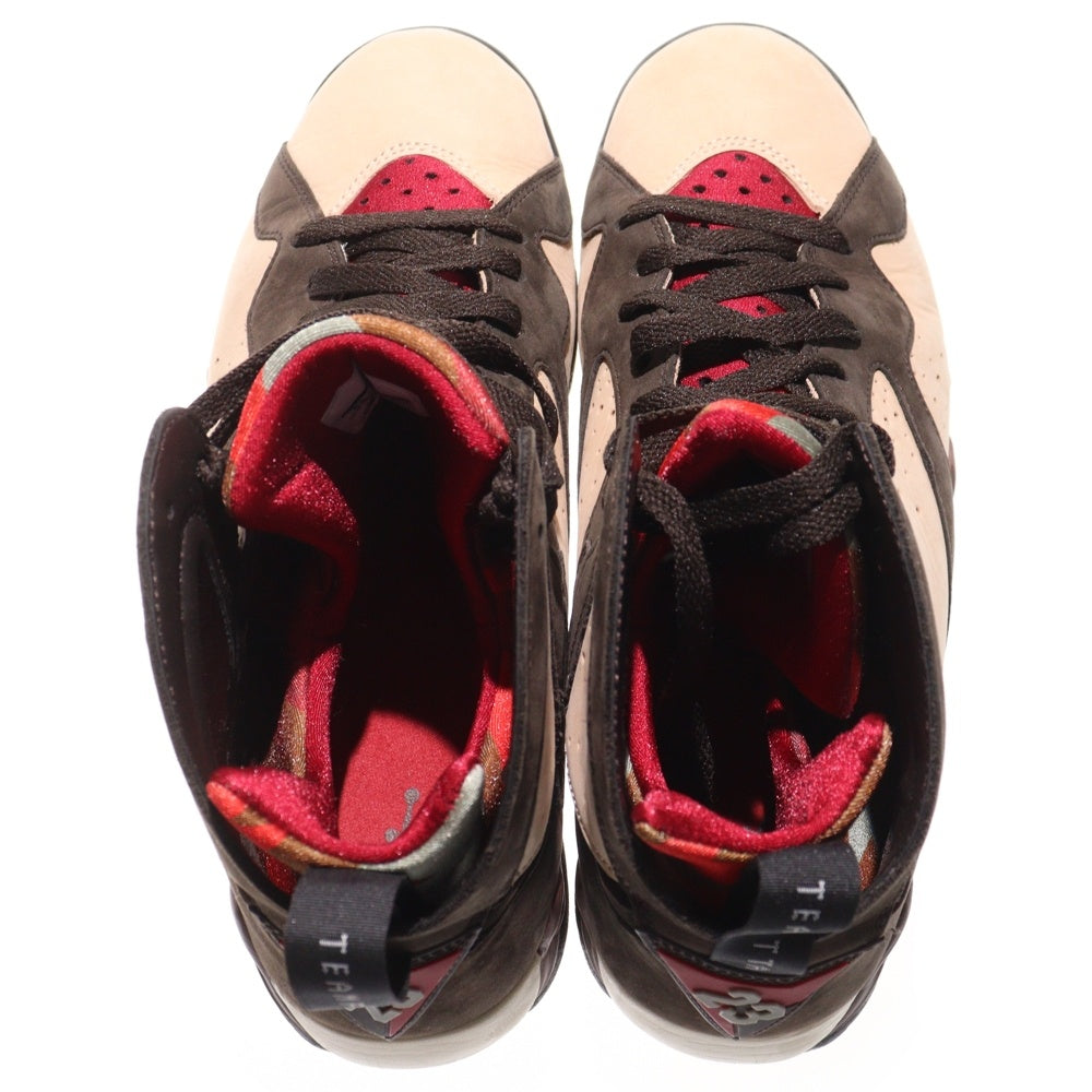 NIKE(ナイキ) ×PATTA AIR JORDAN 7 OG BROWN パタ エアジョーダン7 ハイカットスニーカー ブラウン US9.5/27.5cm AT3375-200