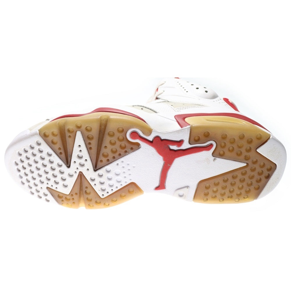 NIKE(ナイキ) AIR JORDAN 6 RETRO ALTENATE HARE エアジョーダン6 レトロ オルタネイト ヘア ハイカットスニーカー ホワイト/レッド US9/27cm 384664-113