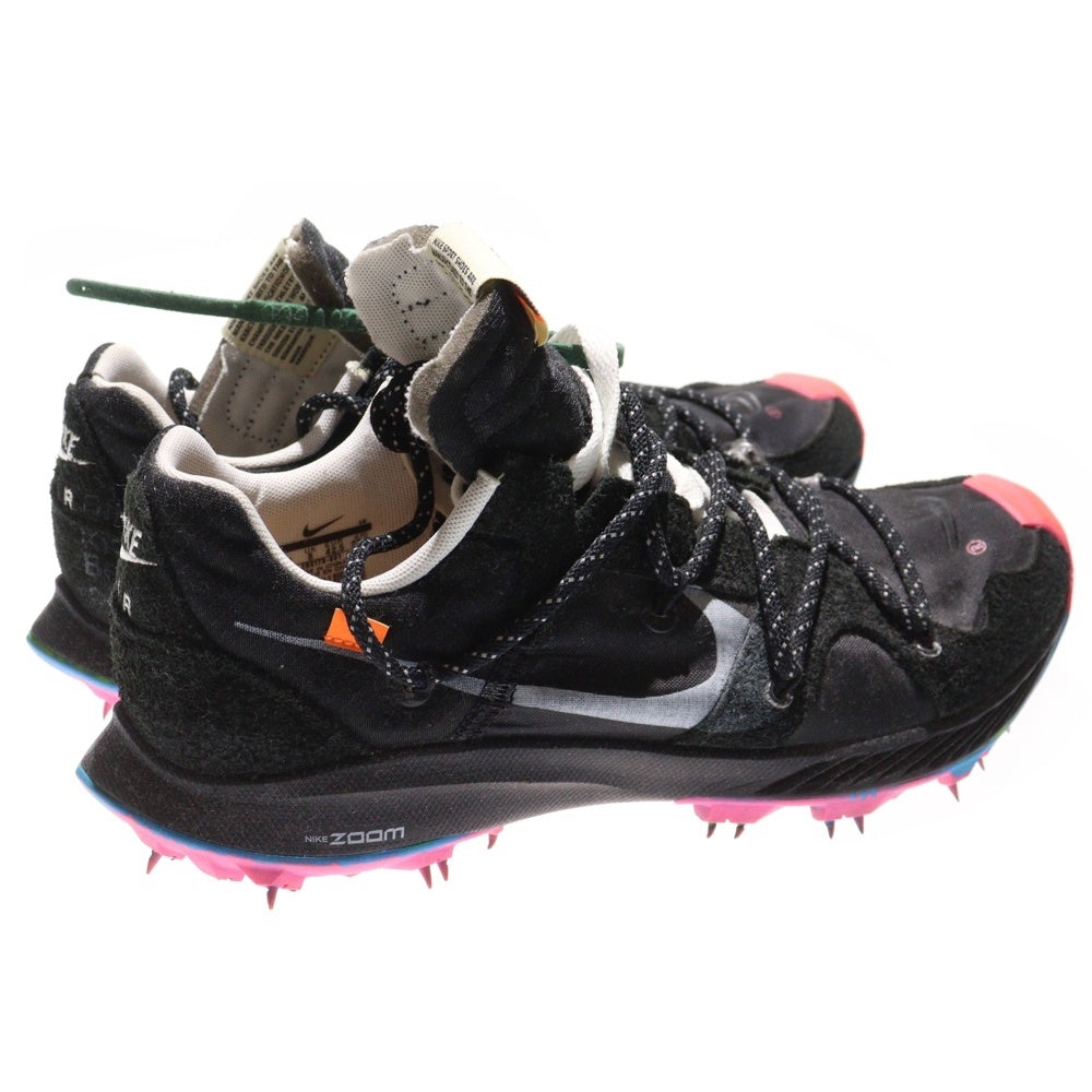 NIKE(ナイキ) ×OFF-WHITE WMNS ZOOM TERRA KIGER 5 OW オフホワイト ウィメンズ ズームテラカイガー ラバースパイク ローカットスニーカー US10.5/27.5cm CD8179-001