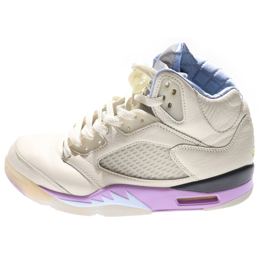 NIKE(ナイキ) ×DJ KHALED AIR JORDAN 5 RETRO SP SAIL DJキャレド エアジョーダン5 レトロ SP セイル ハイカットスニーカー アイボリー US9/27cm DV4982-175