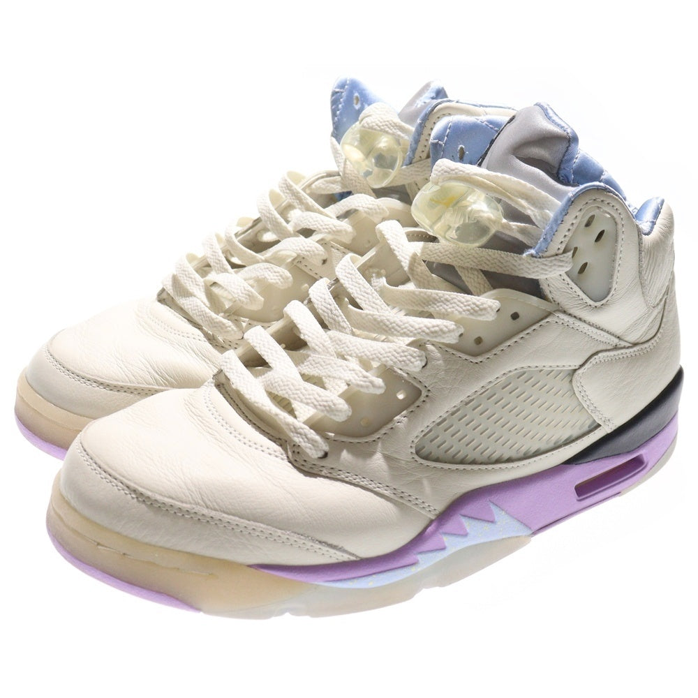 NIKE(ナイキ) ×DJ KHALED AIR JORDAN 5 RETRO SP SAIL DJキャレド エアジョーダン5 レトロ SP セイル ハイカットスニーカー アイボリー US9/27cm DV4982-175