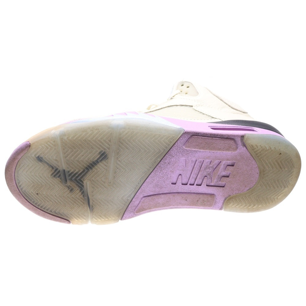 NIKE(ナイキ) ×DJ KHALED AIR JORDAN 5 RETRO SP SAIL DJキャレド エアジョーダン5 レトロ SP セイル ハイカットスニーカー アイボリー US9/27cm DV4982-175