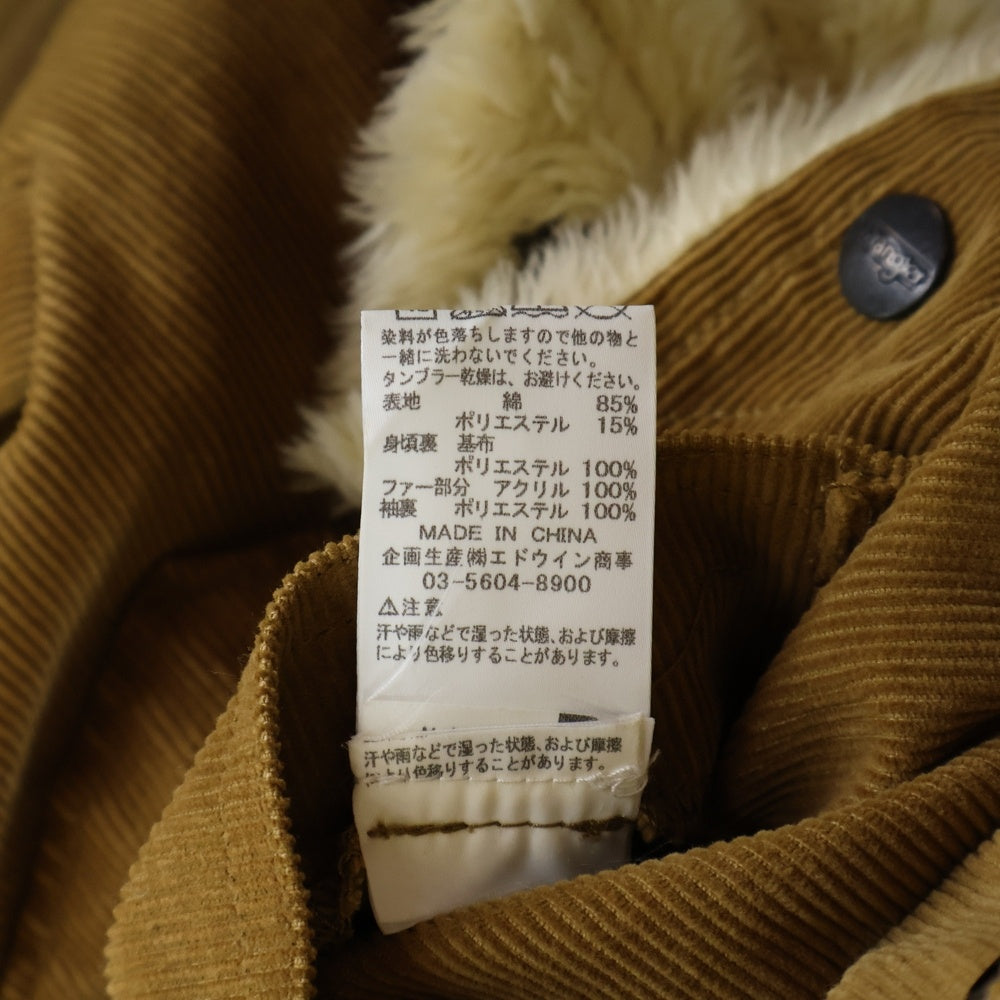 Wrangler(ラングラー) × AMERICAN RAG CIE アメリカンラグシー コーデュロイ ランチコート ブラウン S9124