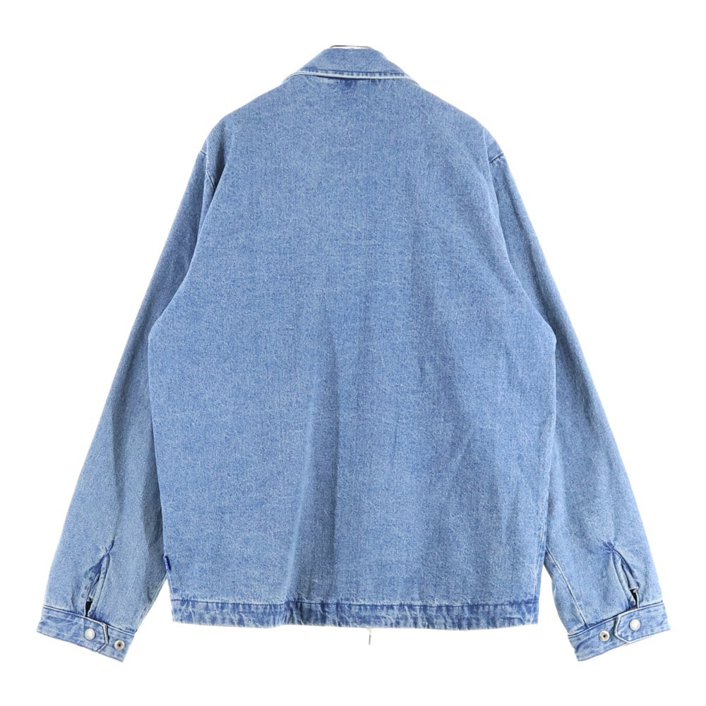 LFYT(エルエフワイティー) 20AW LF LOGO WASHED DENIM COACH JACKET ロゴ ウォッシュド デニム コーチ ジャケット インディゴ LA201003