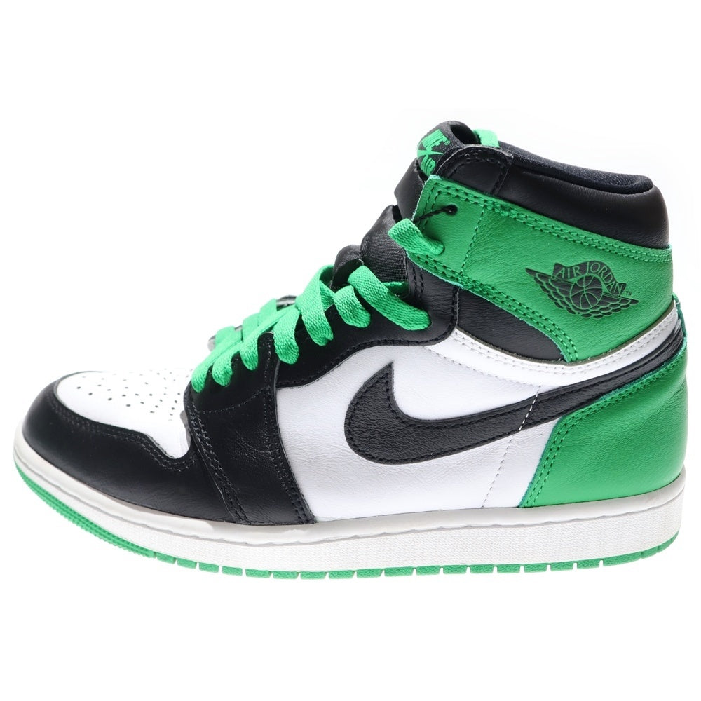 NIKE(ナイキ) AIR JORDAN 1 RETRO HIGH OG LUCKY GREEN エアジョーダン レトロ ラッキーグリーン ハイカットスニーカー グリーン/ホワイト US8/26cm DZ5485-031
