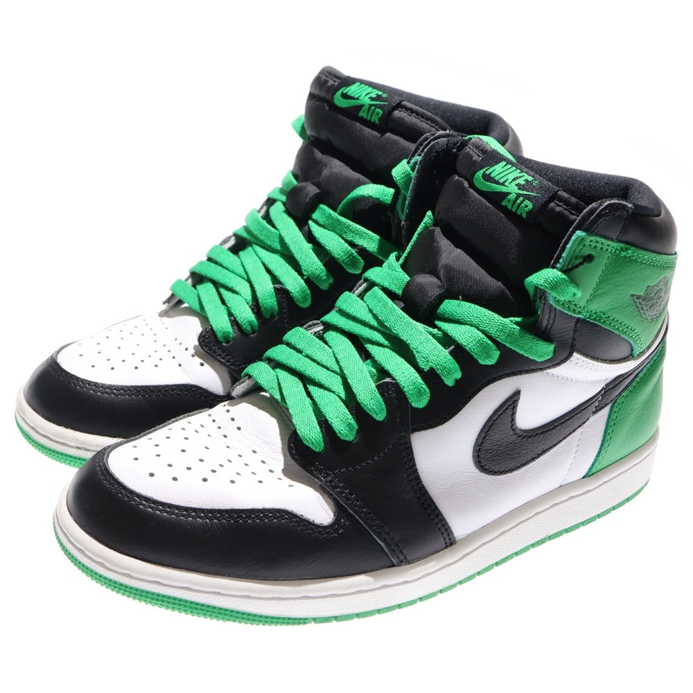 NIKE(ナイキ) AIR JORDAN 1 RETRO HIGH OG LUCKY GREEN エアジョーダン レトロ ラッキーグリーン ハイカットスニーカー グリーン/ホワイト US8/26cm DZ5485-031