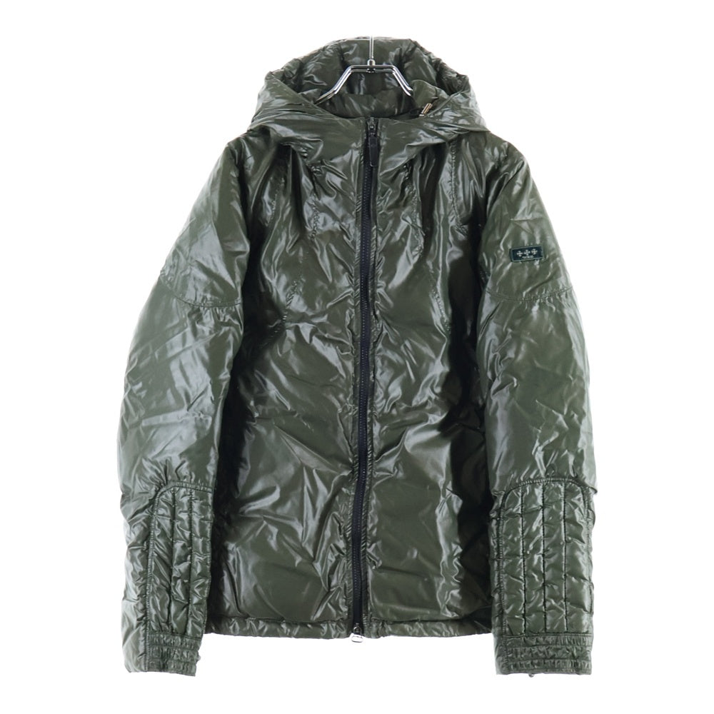 TATRAS(タトラス) ナイロン フーデッド ダウンジャケット カーキ MTA-415-10