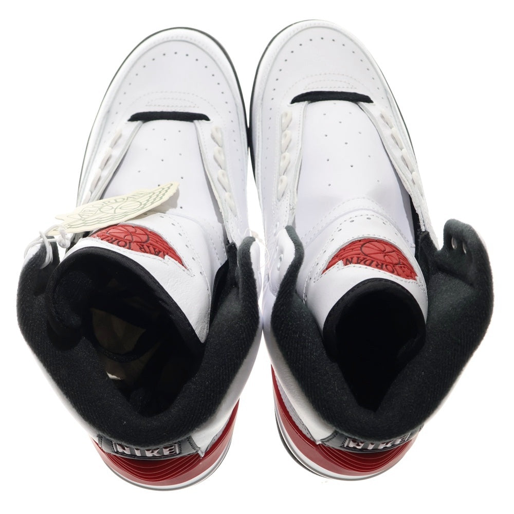 NIKE(ナイキ) AIR JORDAN 2 OG CHICAGO エアジョーダン2 シカゴ ハイカットスニーカー ホワイト/レッド US10/28cm DX2454-106