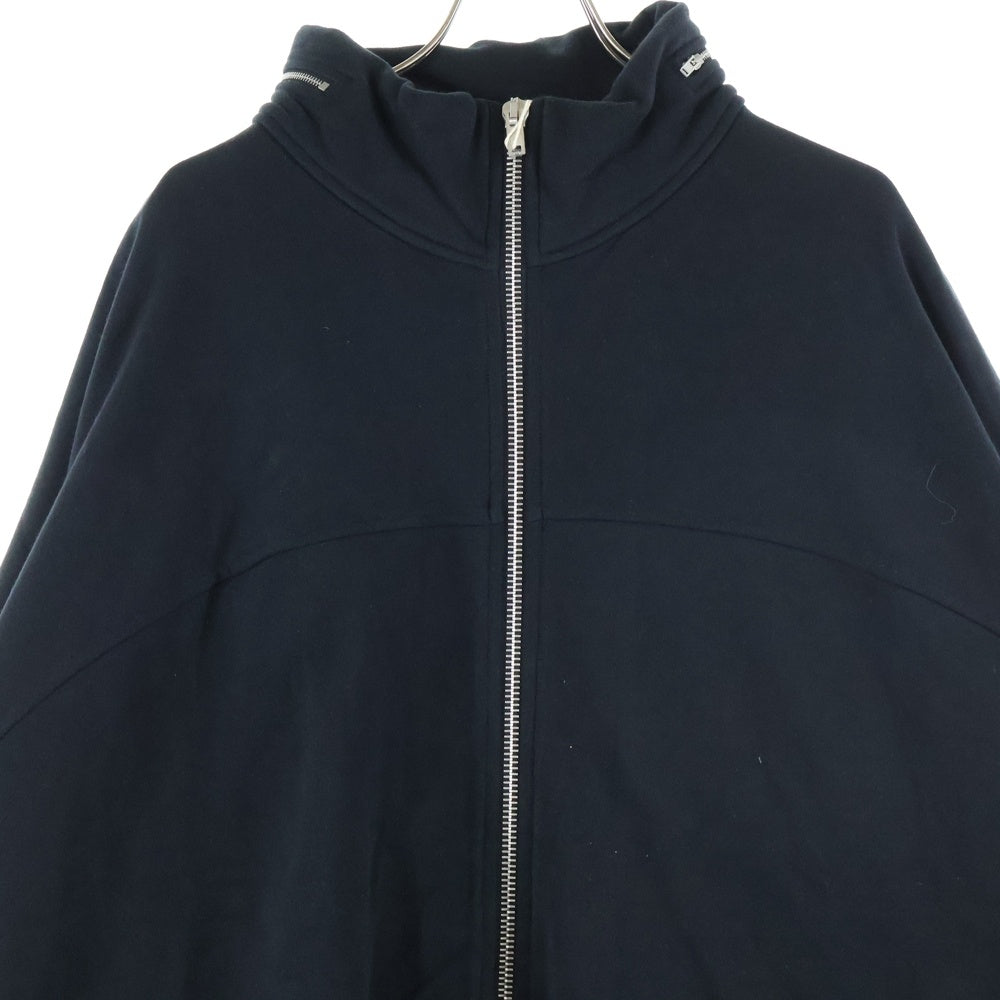 Rick Owens(リックオウエンス) 24SS ×Champion Jumbo Windbreaker チャンピオン ジャンボ スウェット ジップアップジャケット ブラック CM01D0467-CHFE