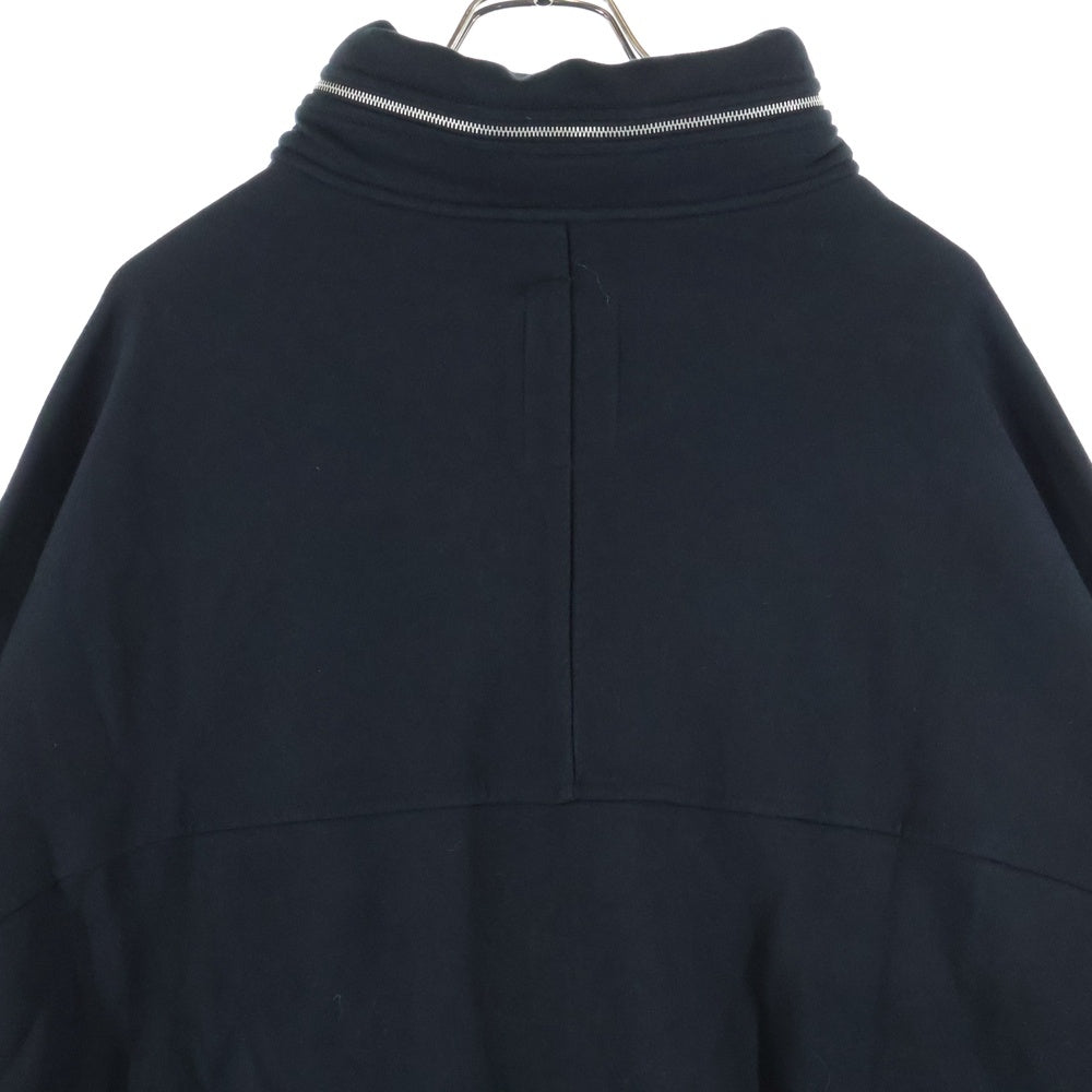 Rick Owens(リックオウエンス) 24SS ×Champion Jumbo Windbreaker チャンピオン ジャンボ スウェット ジップアップジャケット ブラック CM01D0467-CHFE