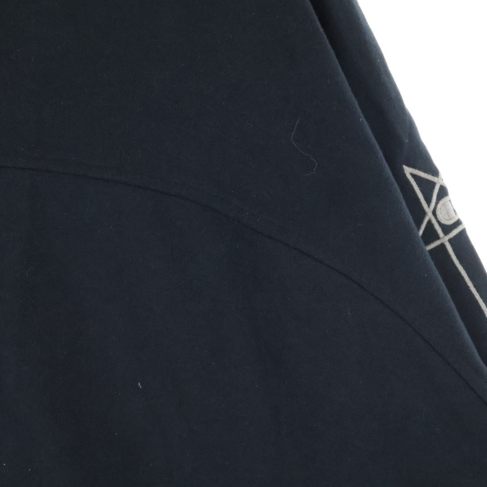 Rick Owens(リックオウエンス) 24SS ×Champion Jumbo Windbreaker チャンピオン ジャンボ スウェット ジップアップジャケット ブラック CM01D0467-CHFE