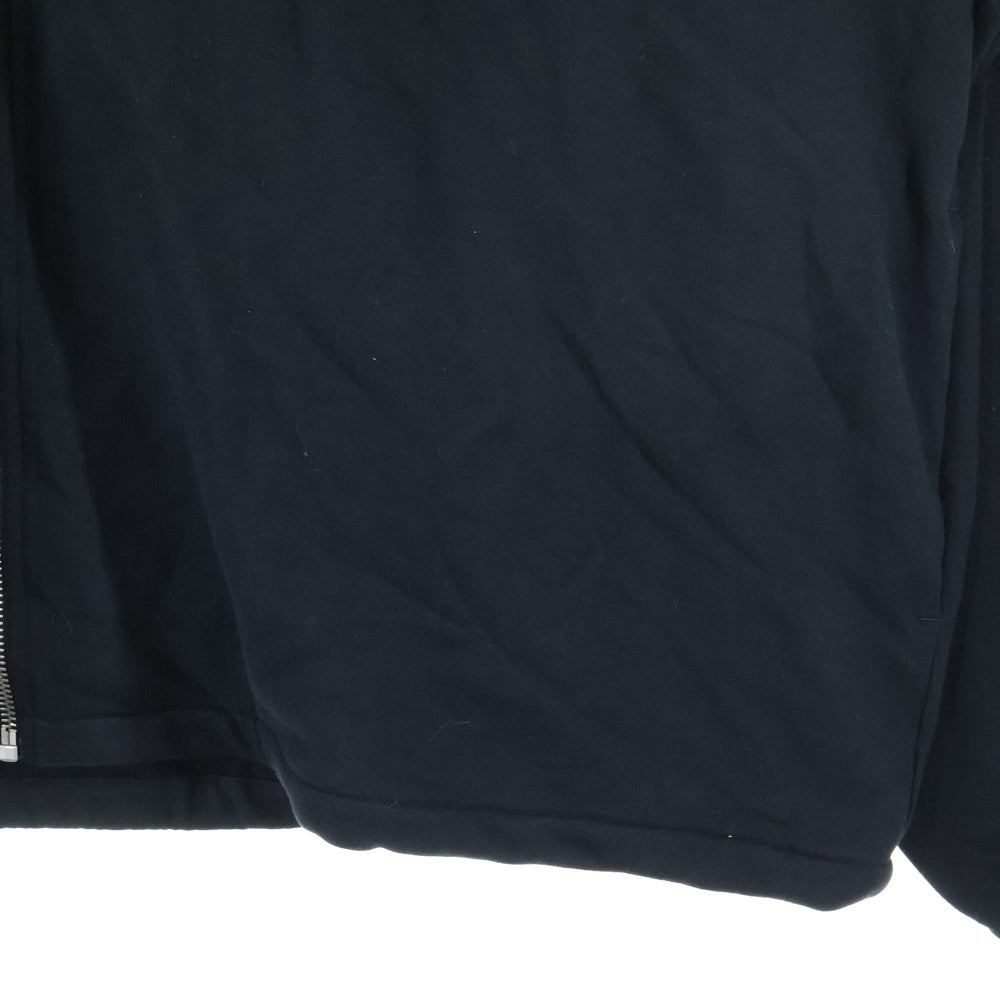 Rick Owens(リックオウエンス) 24SS ×Champion Jumbo Windbreaker チャンピオン ジャンボ スウェット ジップアップジャケット ブラック CM01D0467-CHFE