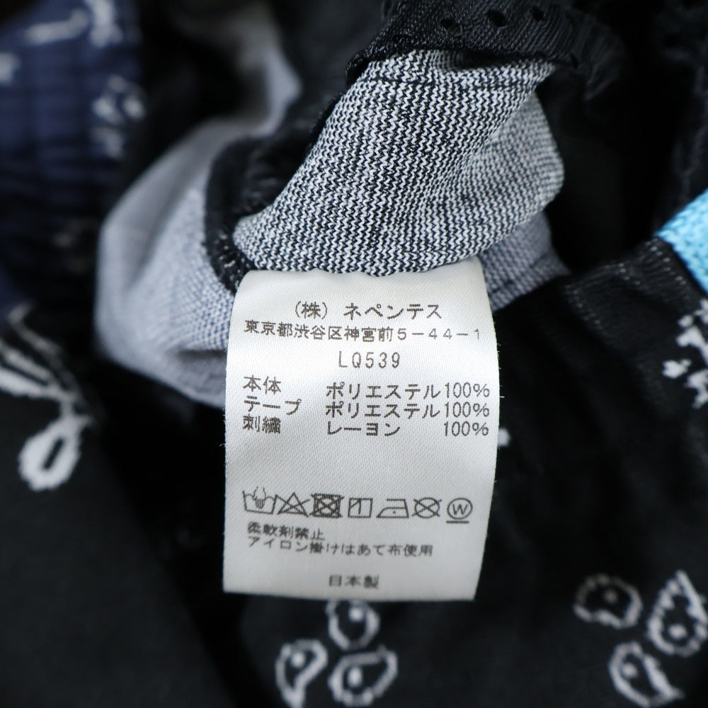 Needles(ニードルス) ×MIYAGIHIDETAKA ミヤギヒデタカ サイドライン バンダナ柄 ドローストリング トラックパンツ マルチ