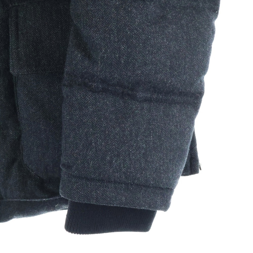 MONCLER(モンクレール) HUGO マルチボケット ウール フーデッド ダウンジャケット ダークグレー 920-091-41367-50