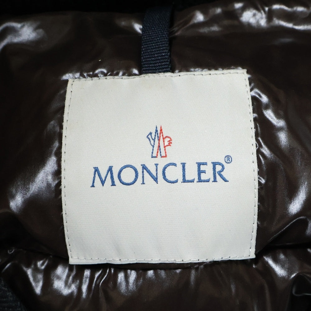 MONCLER(モンクレール) HUGO マルチボケット ウール フーデッド ダウンジャケット ダークグレー 920-091-41367-50