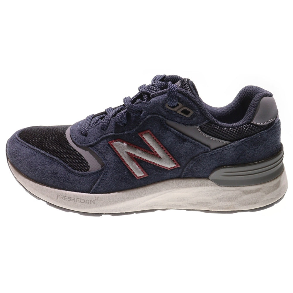 New Balance(ニューバランス) MW880BC7 スエード ローカットスニーカー ネイビー US8/26cm