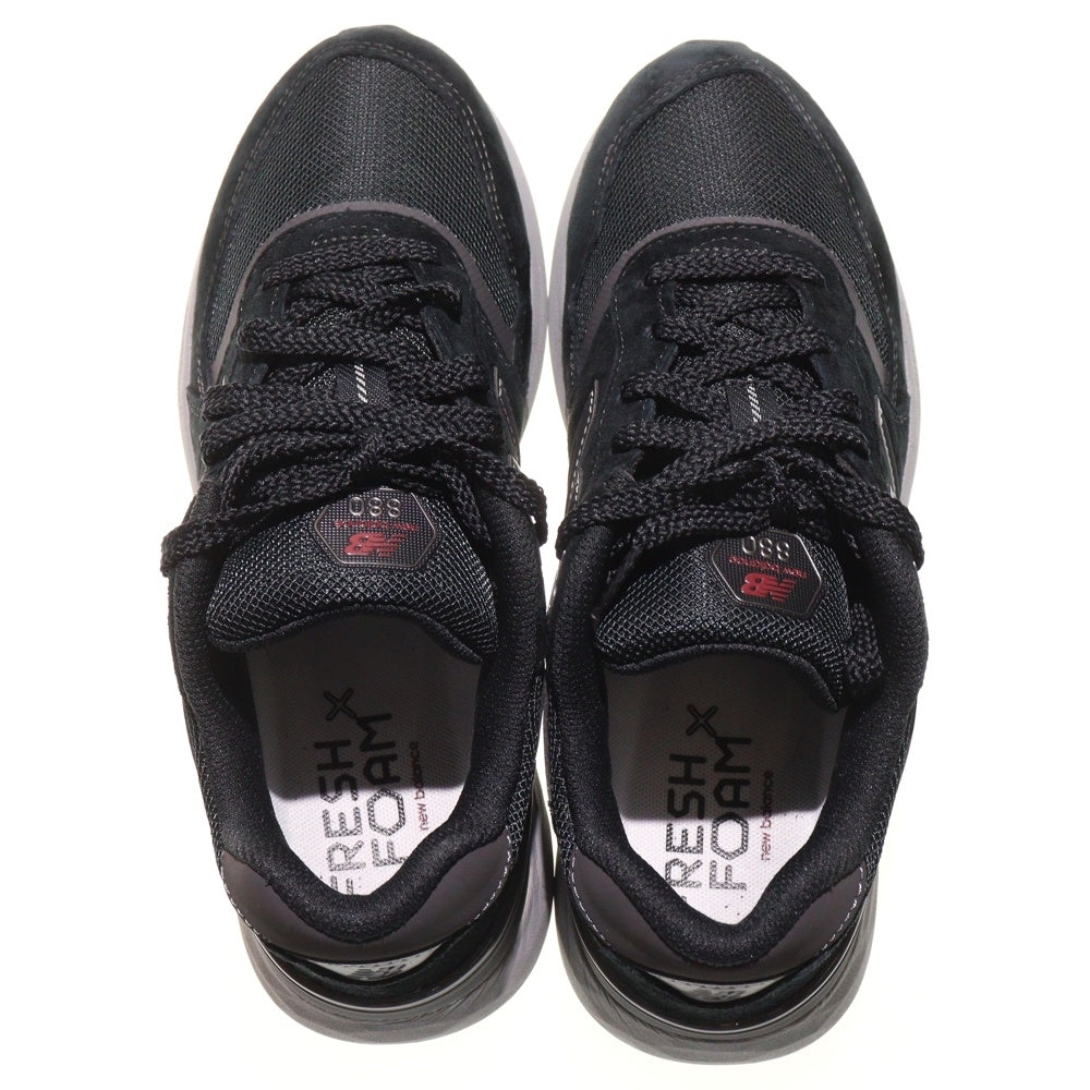 New Balance(ニューバランス) MW880BB7 スエード ローカットスニーカー ブラック US8/26cm