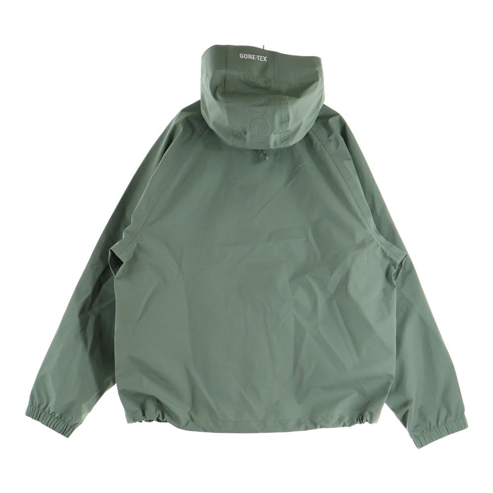 SUPREME(シュプリーム) 25AW GORE-TEX Shell Jacket Olive ゴアテックス マルチポケット ロゴデザイン フーデッド シェルジャケット カーキ