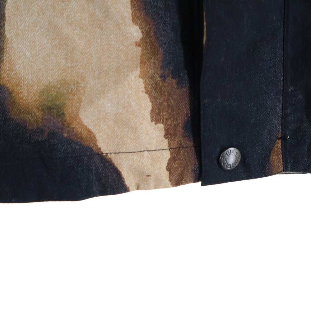 SUPREME(シュプリーム) ×THE NORTH FACE Bleached Denim Print Mountain Jacket ノースフェイス ブリーチデニムプリント フーデッド マウンテンジャケット マルチカラー NP52100I