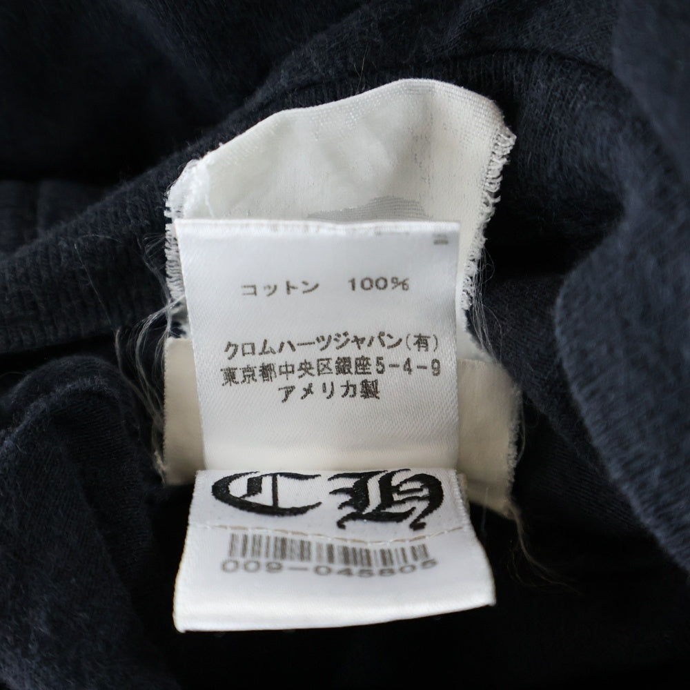 CHROME HEARTS(クロムハーツ) FOTI フォティ 両面プリント クルーネック 半袖Tシャツ カットソー ブラック