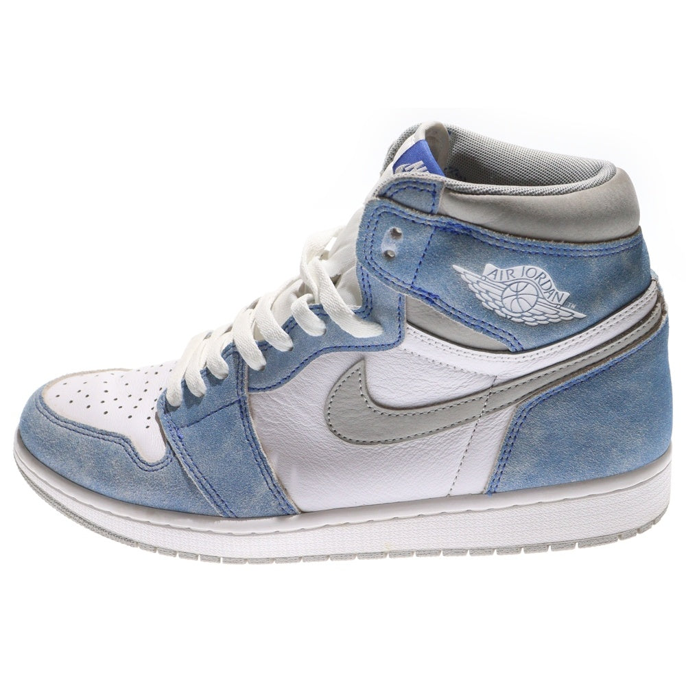 NIKE(ナイキ) AIR JORDAN 1 Hyper Royal エアジョーダン 1 ハイパーロイヤル ハイカットスニーカー ブルー/ホワイト US11/29cm 555088-402