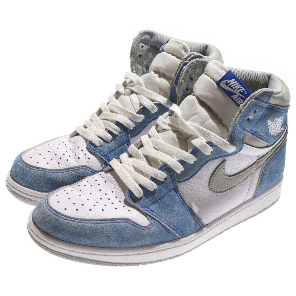 NIKE(ナイキ) AIR JORDAN 1 Hyper Royal エアジョーダン 1 ハイパーロイヤル ハイカットスニーカー ブルー/ホワイト US11/29cm 555088-402
