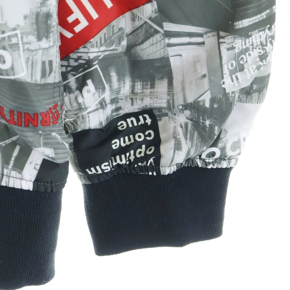 NO BRAND(ノーブランド) SIMPLIFY シンプリファイ フォト総柄 ジャケット キッズ グレー