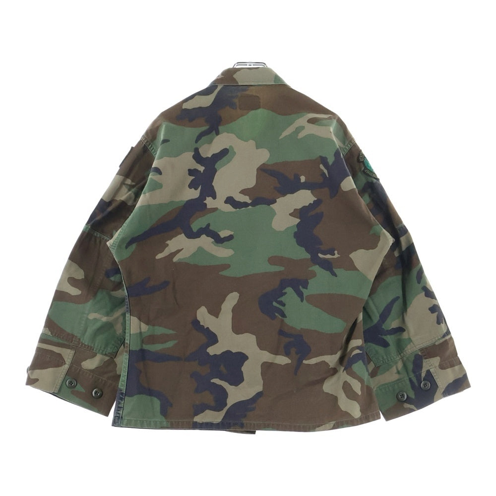 VINTAGE(ヴィンテージ) 90S MILITARY ミリタリー 放出品 カモ柄 フィールド長袖シャツ カーキ SP0100-95-0-0355