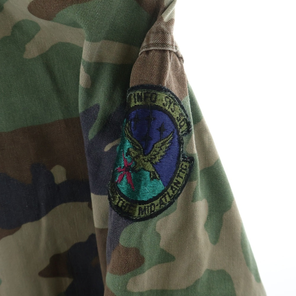 VINTAGE(ヴィンテージ) 90S MILITARY ミリタリー 放出品 カモ柄 フィールド長袖シャツ カーキ SP0100-95-0-0355
