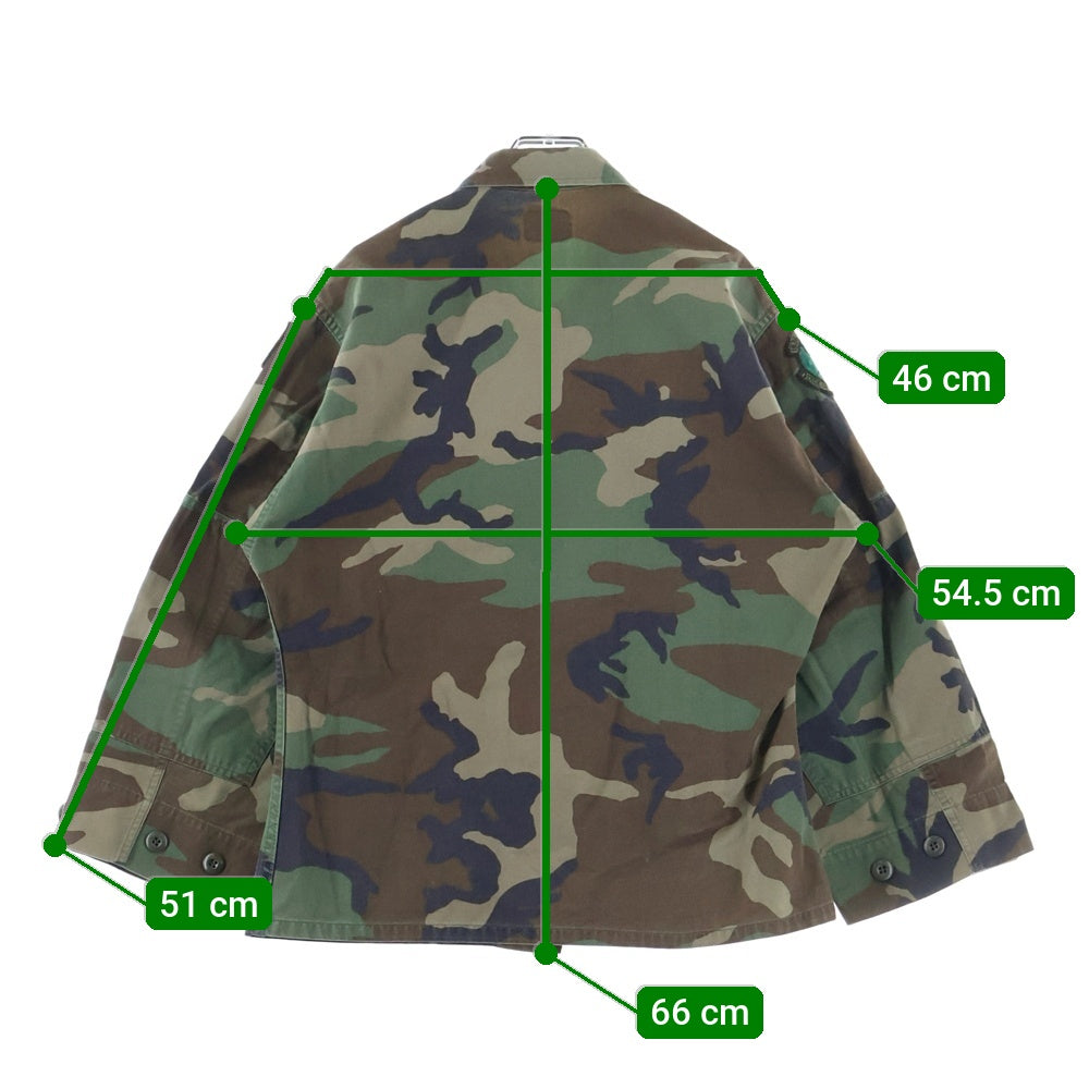 VINTAGE(ヴィンテージ) 90S MILITARY ミリタリー 放出品 カモ柄 フィールド長袖シャツ カーキ SP0100-95-0-0355
