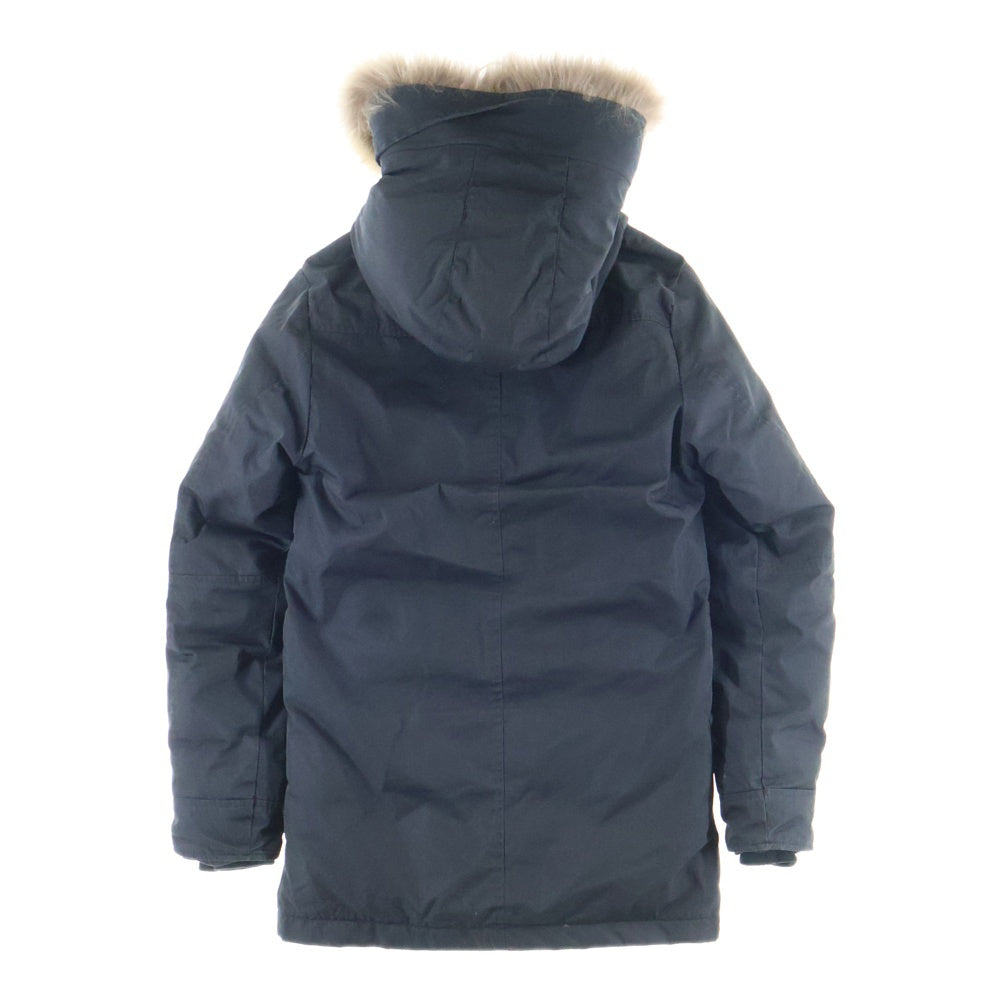 PYRENEX(ピレネックス) BORDEAUX ボルドー ファーフーデッド ナイロンダウンジャケット コート ブラック W17P1