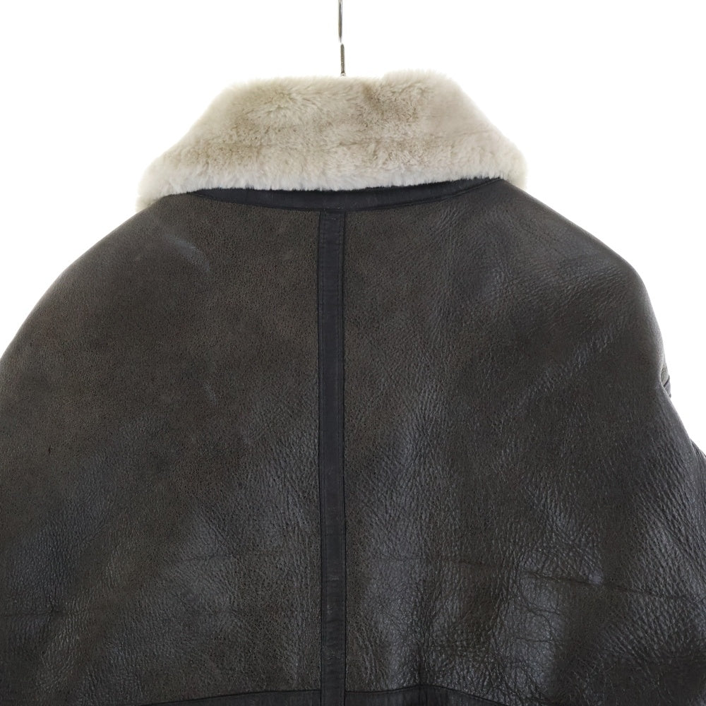 AVIREX(アヴィレックス) ムートン レザー フライトジャケット ブラウン 850115