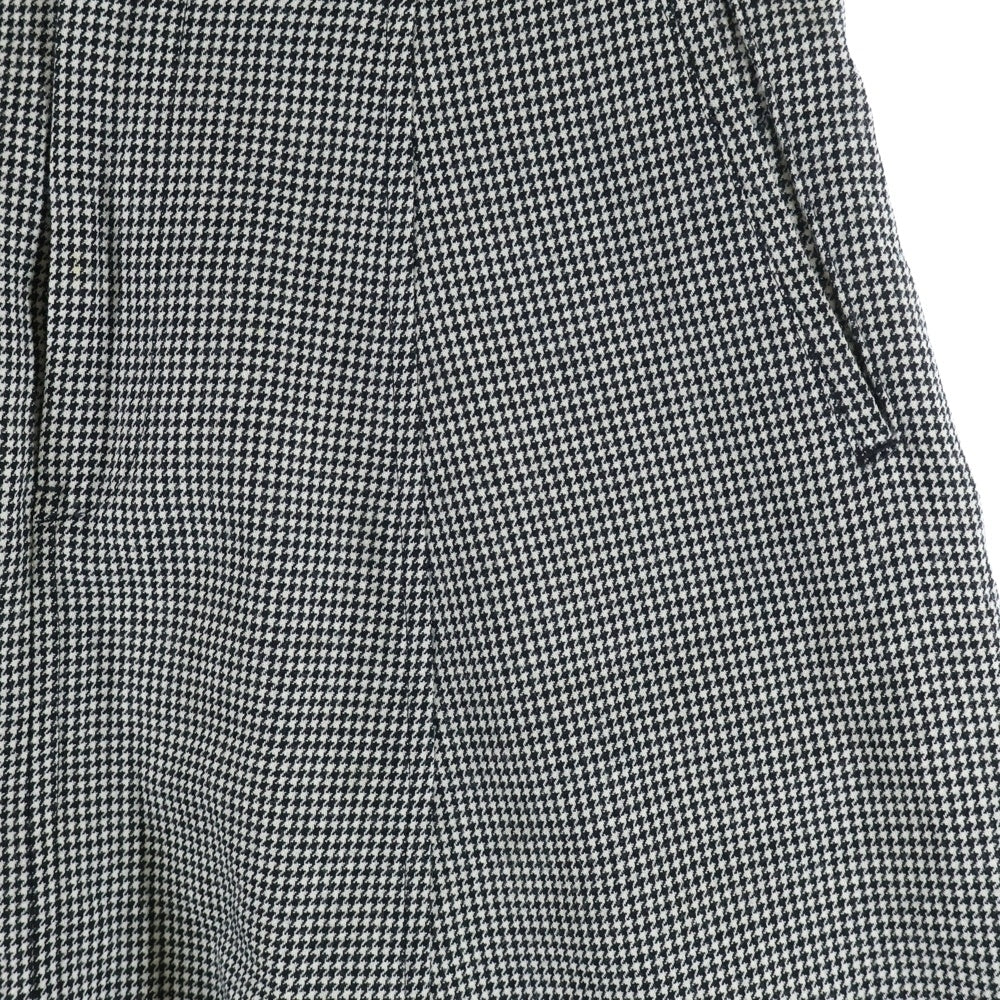 BLACK COMME des GARCONS(ブラックコムデギャルソン) 10AW AD2010 千鳥格子 ウール サルエルパンツ ブラック/ホワイト 1F-P020