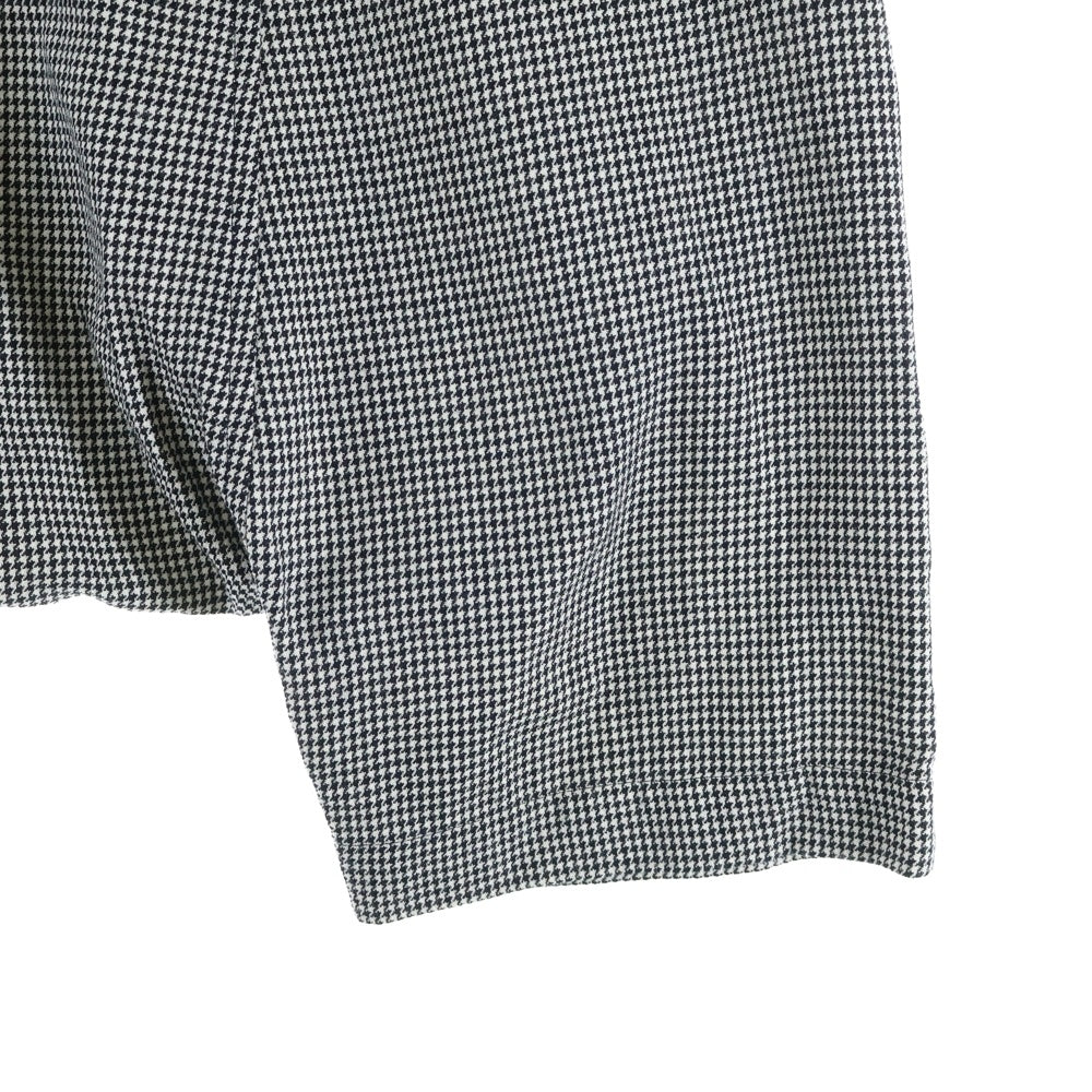 BLACK COMME des GARCONS(ブラックコムデギャルソン) 10AW AD2010 千鳥格子 ウール サルエルパンツ ブラック/ホワイト 1F-P020