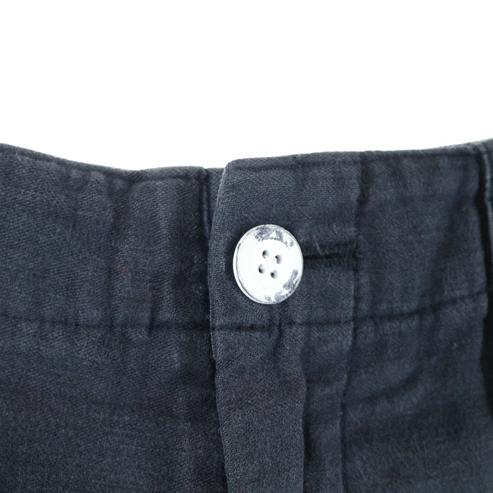 NUMBER (N)INE(ナンバーナイン) 02SS ARCHIVE MODERN AGE期 モダンエイジ期 ダメージ加工 カットオフ コットンショーツ ハーフパンツ ブラック