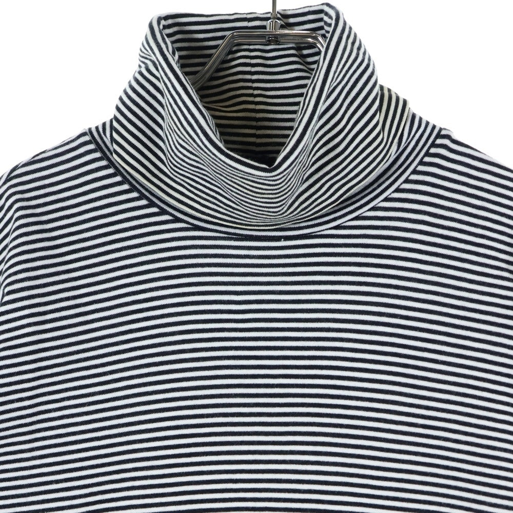 NUMBER (N)INE(ナンバーナイン) 05AW ARCHIVE HIGH STREET期 ハイストリート期 ボーダー ハイネック コットンニット セーター ホワイト/ブラック アーカイブ