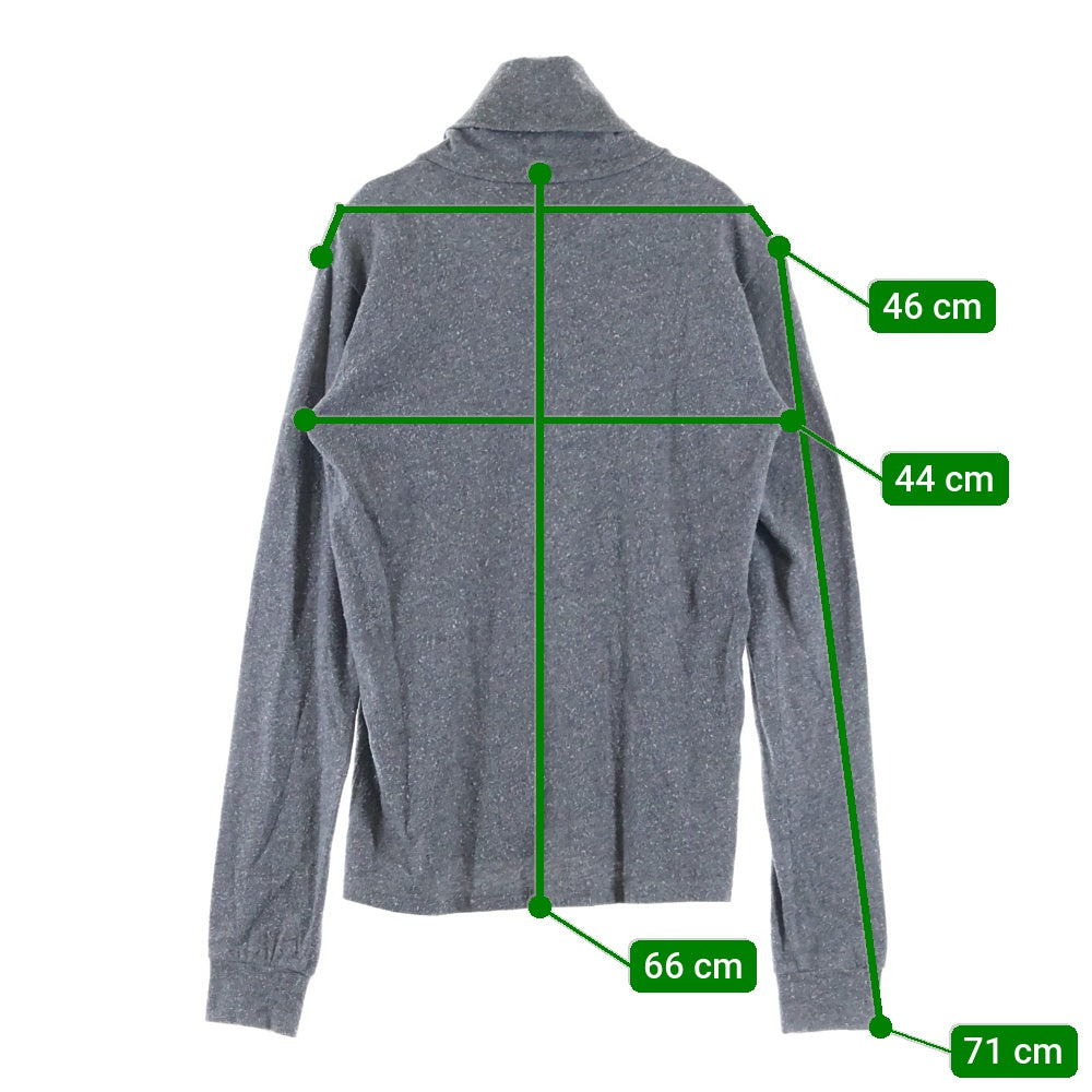 NUMBER (N)INE(ナンバーナイン) 日本製 ハイネック コットンカシミアニット セーター グレー