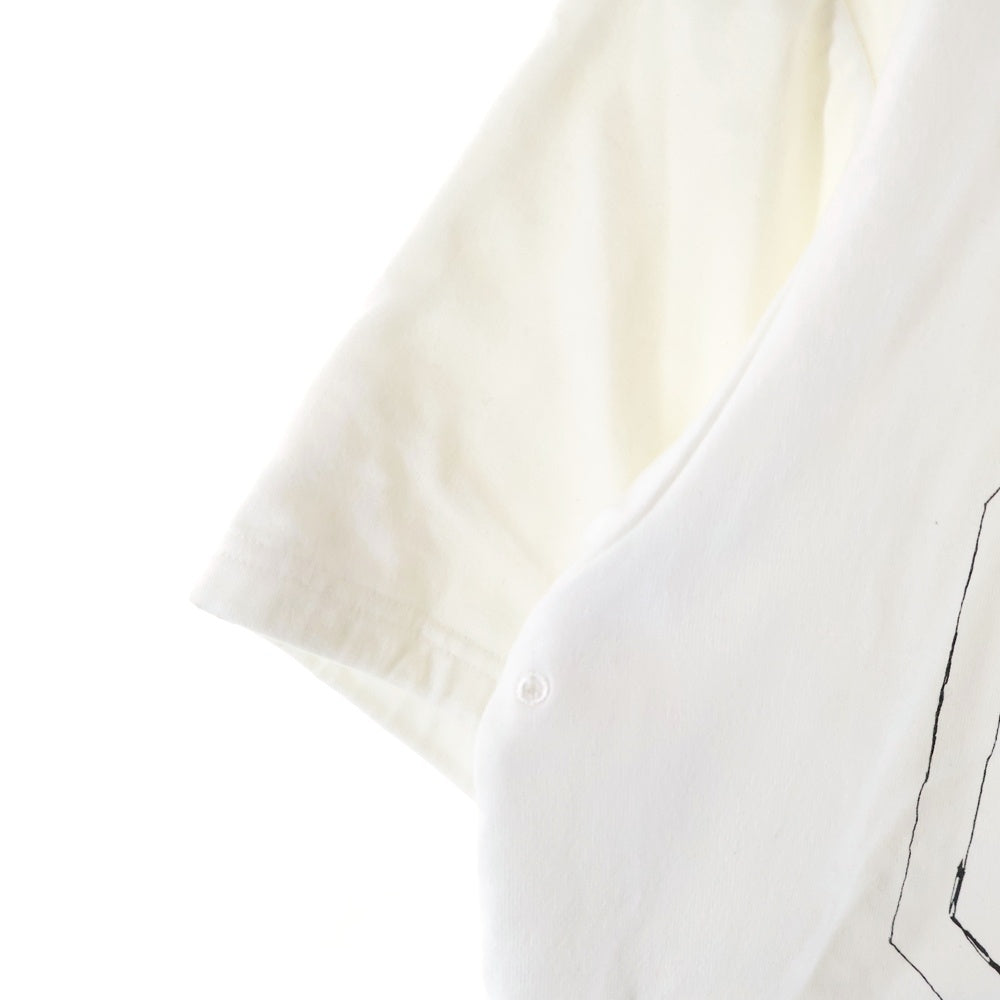 NUMBER (N)INE(ナンバーナイン) 00AW ARCHIVE REDISUN期 レディサン期 ナンバリングプリント クルーネック 半袖Tシャツ カットソー ホワイト アーカイブ