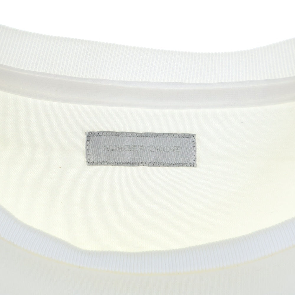 NUMBER (N)INE(ナンバーナイン) 00AW ARCHIVE REDISUN期 レディサン期 ナンバリングプリント クルーネック 半袖Tシャツ カットソー ホワイト アーカイブ