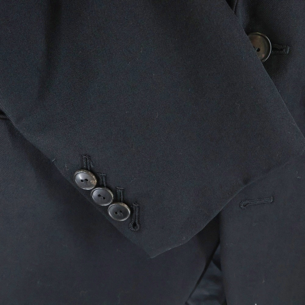 NUMBER (N)INE(ナンバーナイン) ARCHIVE フェイクボタンホール ウール 1B テーラードジャケット ブラック アーカイブ