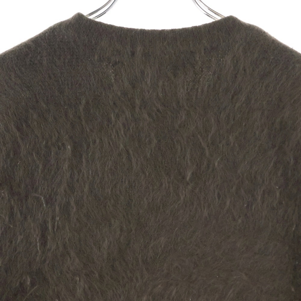 NUMBER (N)INE(ナンバーナイン) 02AW ARCHIVE ジョージ期 クルーネック アンゴラウールニット セーター ブラウン アーカイブ