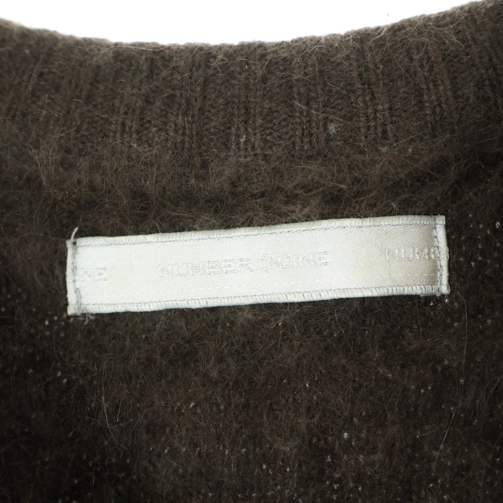 NUMBER (N)INE(ナンバーナイン) 02AW ARCHIVE ジョージ期 クルーネック アンゴラウールニット セーター ブラウン アーカイブ