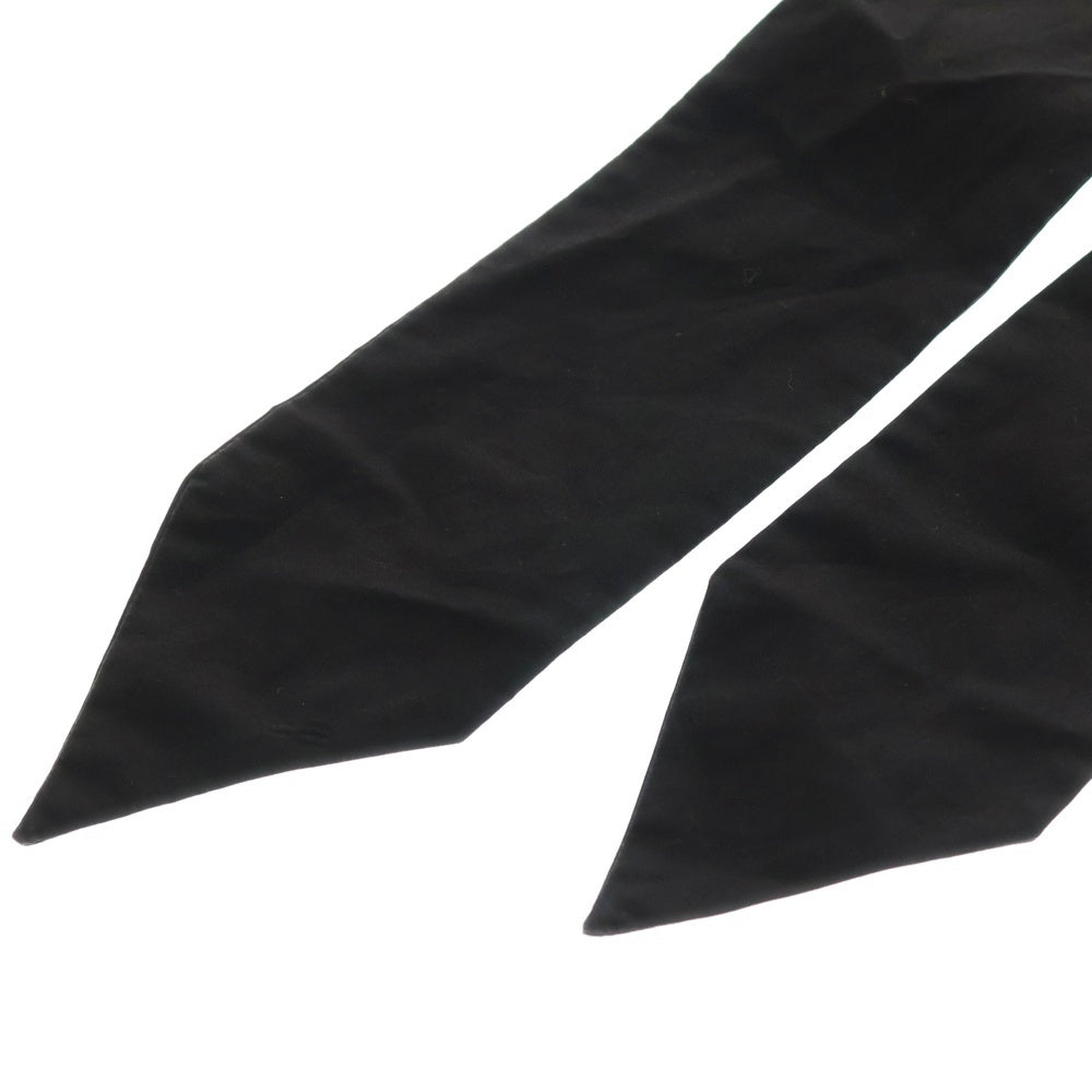 TAKAHIROMIYASHITA The SoloIst.(タカヒロミヤシタザソロイスト) 20SS ネクタイデザイン コットン デタッチャブルカラー つけ襟 ブラック sa.0014SS20