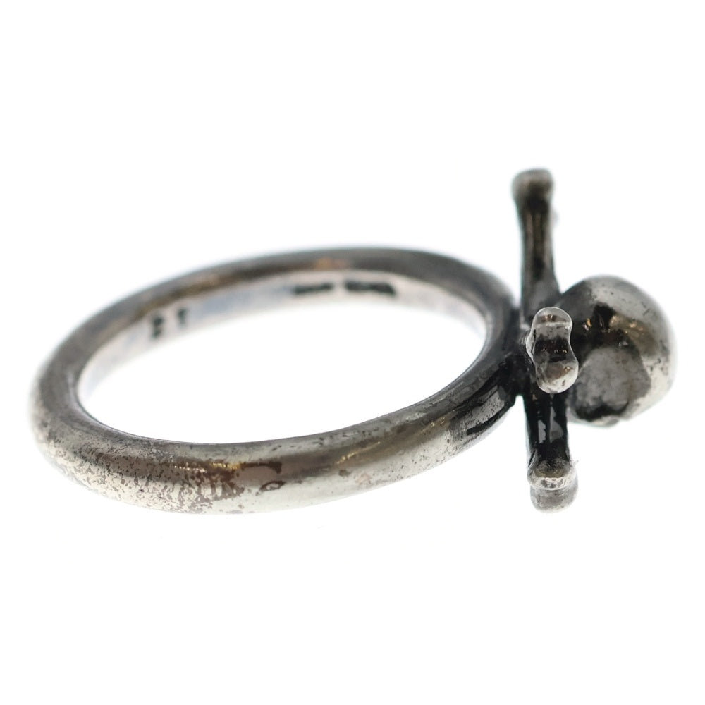 NUMBER (N)INE(ナンバーナイン) ×JAM HOME MADE ジャムホームメイド スカル クロスボーン リング 指輪 シルバー