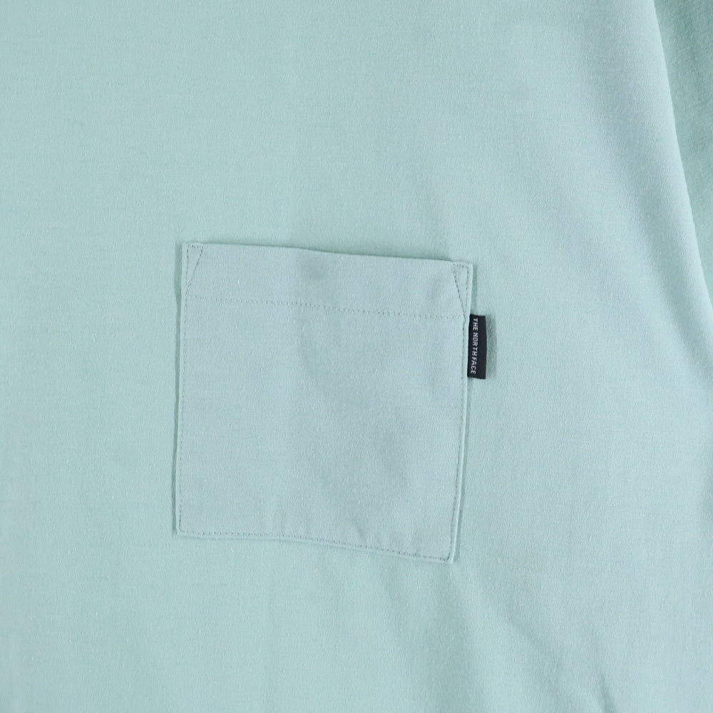 THE NORTH FACE(ザノースフェイス) S/S AIRY POCKET TEE エアリー ポケット 胸ポケット クルーネック カットソー 半袖Tシャツ グリーン NT12342