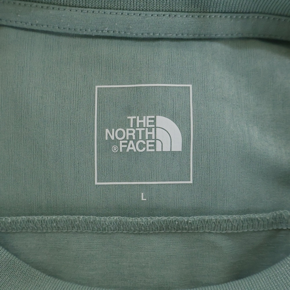 THE NORTH FACE(ザノースフェイス) S/S AIRY POCKET TEE エアリー ポケット 胸ポケット クルーネック カットソー 半袖Tシャツ グリーン NT12342